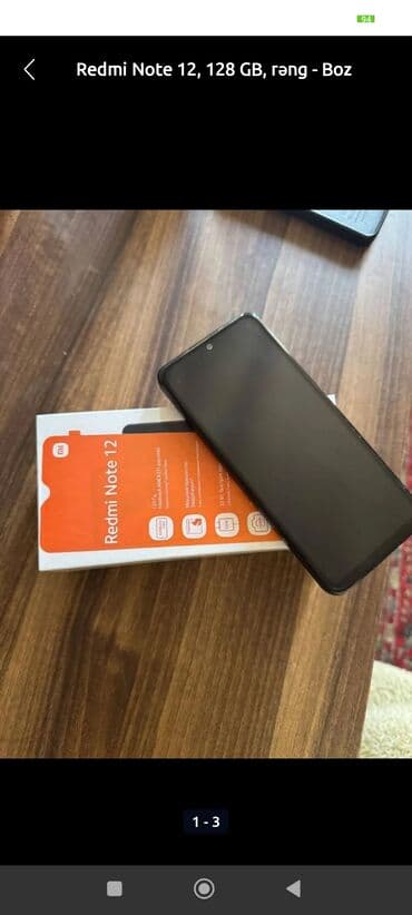 Redmi Note 12, 128 GB, rəng - Boz, İki sim kartlı lalafo.az -da Redmi Note 12, 128 GB, rəng - Boz, İki sim kartlı