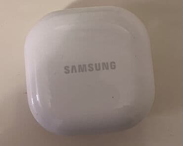 Минидиск-плееры: Б/у Беспроводные (Bluetooth) Наушники, Samsung, цвет - Белый at lalafo.az — 1 Минидиск-плееры: Б/у Беспроводные (Bluetooth) Наушники, Samsung, цвет - Белый — 1