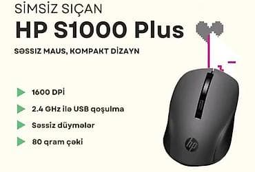 Brend: HP Qoşulma interfeysi: USB Cihazın qoşulması: Simsiz Rəng: Qara at lalafo.az Brend: HP Qoşulma interfeysi: USB Cihazın qoşulması: Simsiz Rəng: Qara