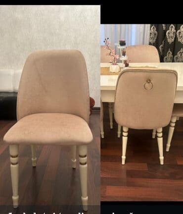 Qonaq otağı üçün, İşlənmiş, Kvadrat masa, 6 stul lalafo.az -da Qonaq otağı üçün, İşlənmiş, Kvadrat masa, 6 stul