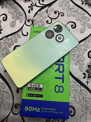 Infinix Smart 8, 64 GB, rəng - Yaşıl, Face ID, Sensor lalafo.az -da Infinix Smart 8, 64 GB, rəng - Yaşıl, Face ID, Sensor