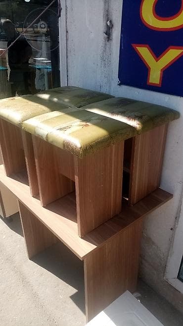 Mətbəx üçün, Yeni, Dördbucaq masa, 4 stul lalafo.az -da Mətbəx üçün, Yeni, Dördbucaq masa, 4 stul