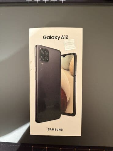 Samsung Galaxy A12, 64 GB, rəng - Qara, Sensor, Barmaq izi, İki sim kartlı lalafo.az -da Samsung Galaxy A12, 64 GB, rəng - Qara, Sensor, Barmaq izi, İki sim kartlı