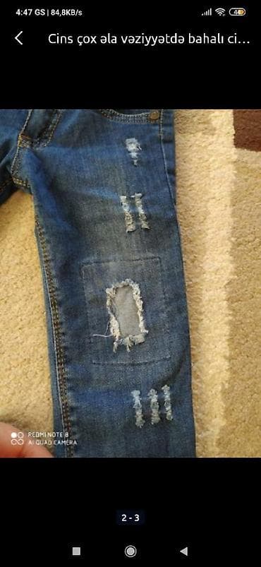 Cins şalvar 10manat ter təmiz teze qalıbdı baha almışam uşaq çox az lalafo.az -da Cins şalvar 10manat ter təmiz teze qalıbdı baha almışam uşaq çox az