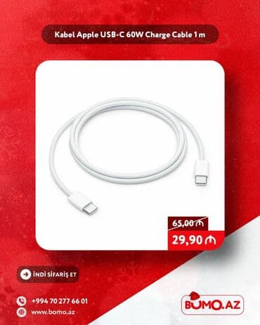 Kabel Apple, Type C (USB-C), Yeni lalafo.az -da Kabel Apple, Type C (USB-C), Yeni