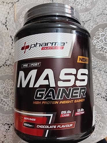 Pharma Nutrition MASS GAINER – yüksək proteinli çəki artırıcı toz - lalafo.az -da Pharma Nutrition MASS GAINER – yüksək proteinli çəki artırıcı toz -