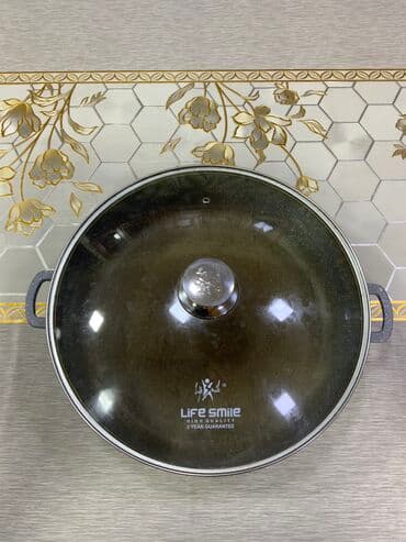 2 dənə qapaqlı tava. Səliqəli işlənmişdir. 1) Life Smile - diametr lalafo.az -da 2 dənə qapaqlı tava. Səliqəli işlənmişdir. 1) Life Smile - diametr