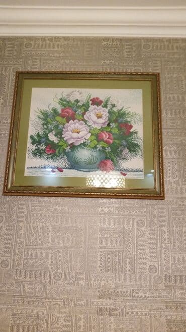 Картина ручная работа, вышивка 80 ман lalafo.az -da Картина ручная работа, вышивка 80 ман