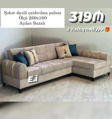 Künc divan, Yeni, Pulsuz çatdırılma lalafo.az -da Künc divan, Yeni, Pulsuz çatdırılma