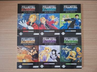 Fullmetal Alchemist 1-2-3-4-5-6 ciltler türkce set halında.Vəziyyəti lalafo.az -da Fullmetal Alchemist 1-2-3-4-5-6 ciltler türkce set halında.Vəziyyəti