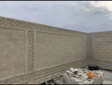 Dekorativ fasad və hasar üçün süni daş panelləri - Material: beton lalafo.az -da Dekorativ fasad və hasar üçün süni daş panelləri - Material: beton