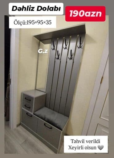 Yeni, Düz dolab, Dəhliz dolabı lalafo.az -da Yeni, Düz dolab, Dəhliz dolabı