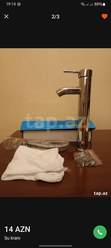 hamam tuju: Hamam və mətbəx üçün kranlar dəsti - Material: xrom örtüklü metal lalafo.az -da — 6 hamam tuju: Hamam və mətbəx üçün kranlar dəsti - Material: xrom örtüklü metal — 6