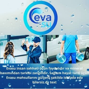 Ləpələr: Eva Su – 19 litrlik bidon içməli su Məhsul: - Həcm: 19 L bidon - lalafo.az -da — 1 Ləpələr: Eva Su – 19 litrlik bidon içməli su Məhsul: - Həcm: 19 L bidon - — 1