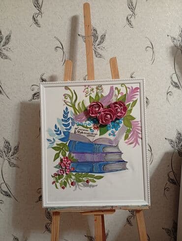 Əl işi dekorativ rəsm lövhələri - Texnika: 3D effektli akril boya və lalafo.az -da Əl işi dekorativ rəsm lövhələri - Texnika: 3D effektli akril boya və