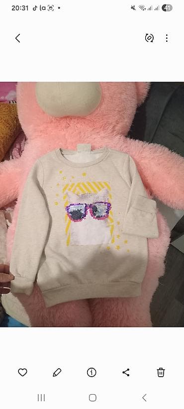 Uşaq sviteri – LC Waikiki Girls - Ölçü: 4-5 yaş, 104–110 sm (etiketdə lalafo.az -da Uşaq sviteri – LC Waikiki Girls - Ölçü: 4-5 yaş, 104–110 sm (etiketdə