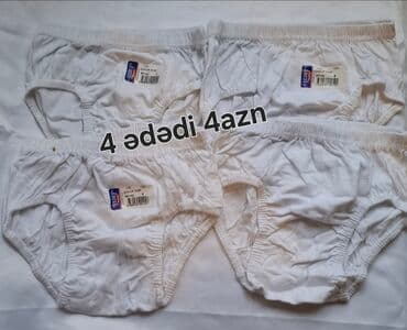 Alt paltar, corablar: Tuman, Oğlan üçün, 3 - 4 yaş lalafo.az -da — 1 Alt paltar, corablar: Tuman, Oğlan üçün, 3 - 4 yaş — 1