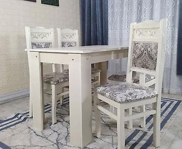 Qonaq otağı üçün, Yeni, Açılmayan, Dördbucaq masa, 4 stul lalafo.az -da Qonaq otağı üçün, Yeni, Açılmayan, Dördbucaq masa, 4 stul