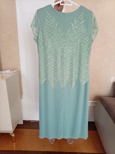 Zərif ziyafət paltarı – açıq firuzəyi rəngdə, uzun, axıcı kəsim. - lalafo.az -da Zərif ziyafət paltarı – açıq firuzəyi rəngdə, uzun, axıcı kəsim. -