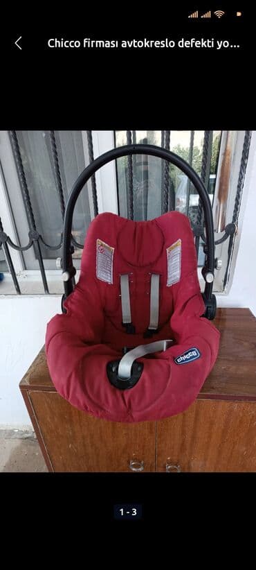 Chicco uşaq avtokreslosu (beşiklik tipli) - Rəng: qırmızı - Brend lalafo.az -da Chicco uşaq avtokreslosu (beşiklik tipli) - Rəng: qırmızı - Brend