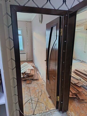 Бункерные двери: İç qapı – dekorativ şüşəli, taxta görünüşlü - Material: MDF/laminat at lalafo.az — 2 Бункерные двери: İç qapı – dekorativ şüşəli, taxta görünüşlü - Material: MDF/laminat — 2