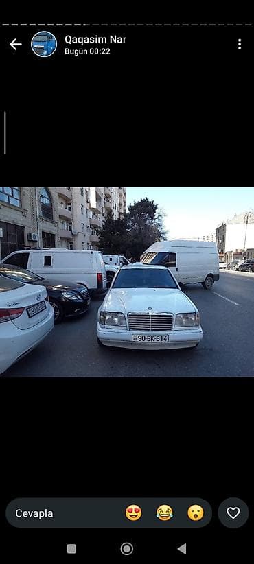 Mercedes-Benz E-Class (W124), ağ rəng, sedan, nömrə 90-BK-614 lalafo.az -da Mercedes-Benz E-Class (W124), ağ rəng, sedan, nömrə 90-BK-614