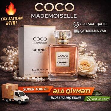 Chanel Coco Mademoiselle – Eau de Parfum, 100 ml - Qoxu tipi: zərif lalafo.az -da Chanel Coco Mademoiselle – Eau de Parfum, 100 ml - Qoxu tipi: zərif