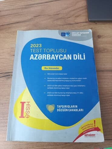 Azerbaycan dili test toplu 1-2 hissə. English dili 1 hisse test lalafo.az -da Azerbaycan dili test toplu 1-2 hissə. English dili 1 hisse test