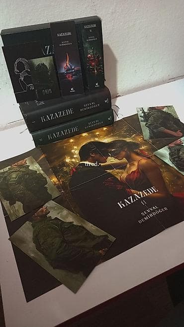 Məhsul: “Kazazede” – Şevval Demirdöger imzalı kitab seti və kolleksiya at lalafo.az Məhsul: “Kazazede” – Şevval Demirdöger imzalı kitab seti və kolleksiya