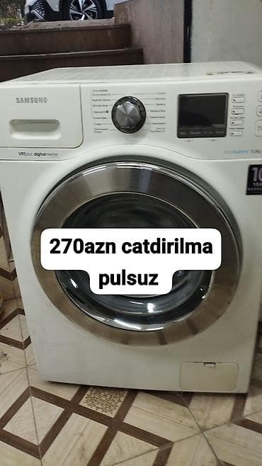 Paltaryuyan maşın Samsung, 8 kq, Avtomat, Qurutmasız, Kredit yoxdur lalafo.az -da Paltaryuyan maşın Samsung, 8 kq, Avtomat, Qurutmasız, Kredit yoxdur