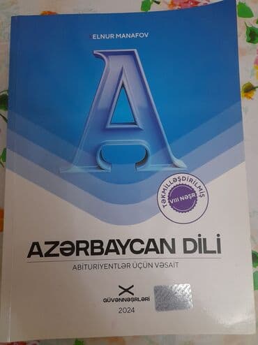 Azərbaycan dili güvən nəşrləri abituriyentlər üçün vəsait 2024-cü il lalafo.az -da Azərbaycan dili güvən nəşrləri abituriyentlər üçün vəsait 2024-cü il