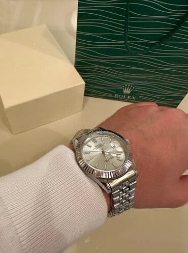 Qol saatı, Rolex, rəng - Boz lalafo.az -da Qol saatı, Rolex, rəng - Boz