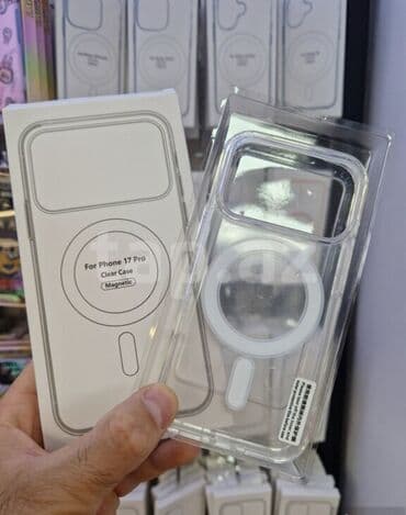 Məhsul: iPhone 17 Pro üçün şəffaf maqnitli örtük (Clear Case lalafo.az -da Məhsul: iPhone 17 Pro üçün şəffaf maqnitli örtük (Clear Case
