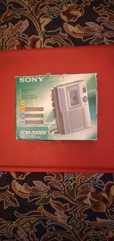 Sony TCM-200DV kaset diktofonu - Səsə həssas qeyd (VOR – Voice lalafo.az -da Sony TCM-200DV kaset diktofonu - Səsə həssas qeyd (VOR – Voice