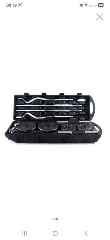 Маски, очки: Гантели, Вес: 55 кг, Б/у at lalafo.az — 1 Маски, очки: Гантели, Вес: 55 кг, Б/у — 1