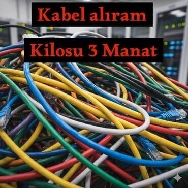 Yararsız kabelləri ən yaxşı qiymətlərlə alırıq, qiymətlər dəyişir lalafo.az -da Yararsız kabelləri ən yaxşı qiymətlərlə alırıq, qiymətlər dəyişir