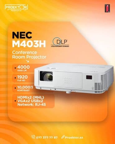 İşlənmiş Portativ Proyektor NEC, Ödənişli çatdırılma lalafo.az -da İşlənmiş Portativ Proyektor NEC, Ödənişli çatdırılma