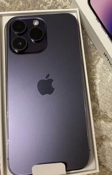 IPhone 14 Pro Max, 256 GB, Deep Purple, Face ID lalafo.az -da IPhone 14 Pro Max, 256 GB, Deep Purple, Face ID