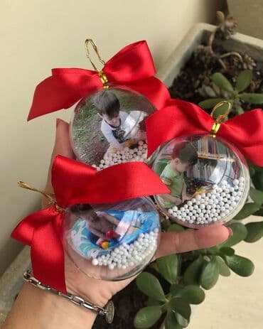 Şəxsi foto ilə Yeni il ağacı bəzəyi – şəffaf akril kürəcik - lalafo.az -da — 1 Şəxsi foto ilə Yeni il ağacı bəzəyi – şəffaf akril kürəcik - — 1