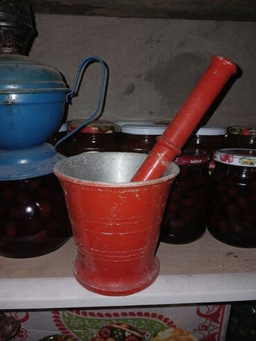 Alüminium havan və dəstə (əl ilə üyütmə üçün) - Material: qalın lalafo.az -da Alüminium havan və dəstə (əl ilə üyütmə üçün) - Material: qalın