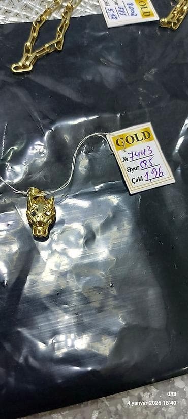 Kulon, Heyvanlar, Sarı qızıl, 585 Əyar, Qaşsız, 1 g lalafo.az -da Kulon, Heyvanlar, Sarı qızıl, 585 Əyar, Qaşsız, 1 g