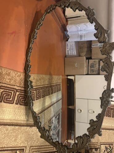 Güzgü Divar üçün, Oval, Dekorativ, Çərçivə ilə lalafo.az -da Güzgü Divar üçün, Oval, Dekorativ, Çərçivə ilə
