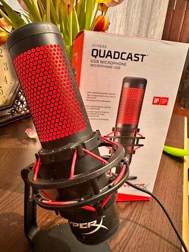 İşlənmiş Simli Mikrofon HyperX, Pulsuz çatdırılma lalafo.az -da İşlənmiş Simli Mikrofon HyperX, Pulsuz çatdırılma