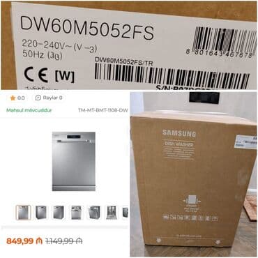 Samsung qabyuyan masin yeni upakovkada.qiymet 750 man catdirilma lalafo.az -da Samsung qabyuyan masin yeni upakovkada.qiymet 750 man catdirilma