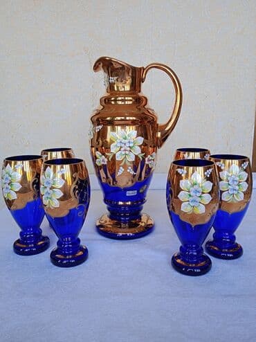 Rəng - Göy, Şüşə, 1, Çexiya lalafo.az -da Rəng - Göy, Şüşə, 1, Çexiya