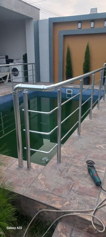 Balkon məhəccəri, Paslanmaz polad lalafo.az -da — 3 Balkon məhəccəri, Paslanmaz polad — 3