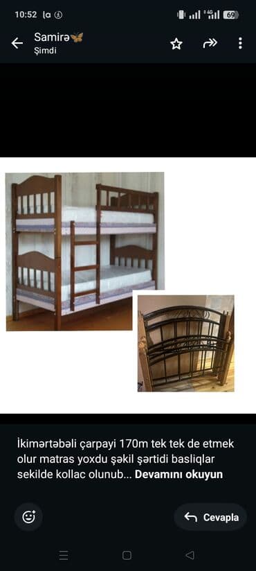 Oğlan və qız üçün, Çarpayı lalafo.az -da Oğlan və qız üçün, Çarpayı