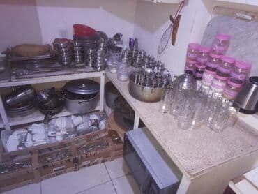 Restoran avadanliqlari 12 stolluq qab-qacaq, chengeller, qaşıqlar lalafo.az -da Restoran avadanliqlari 12 stolluq qab-qacaq, chengeller, qaşıqlar