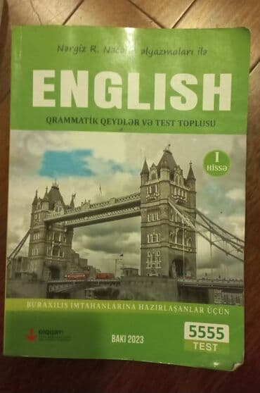 Məhsul: “ENGLISH – Qrammatik qeydlər və test toplusu (I hissə)” lalafo.az -da Məhsul: “ENGLISH – Qrammatik qeydlər və test toplusu (I hissə)”