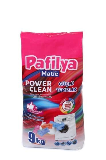 Pafilya Matic Power Clean – Çamaşır tozu, 9 kq - Yeni Oksigen Formulu lalafo.az -da Pafilya Matic Power Clean – Çamaşır tozu, 9 kq - Yeni Oksigen Formulu